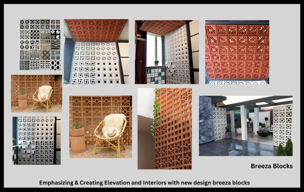 Stylish Interior & Exterior Walls Using Breeza Block Designs