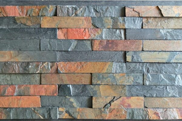 Multicolor Slate Stone Wall Cladding Panel
