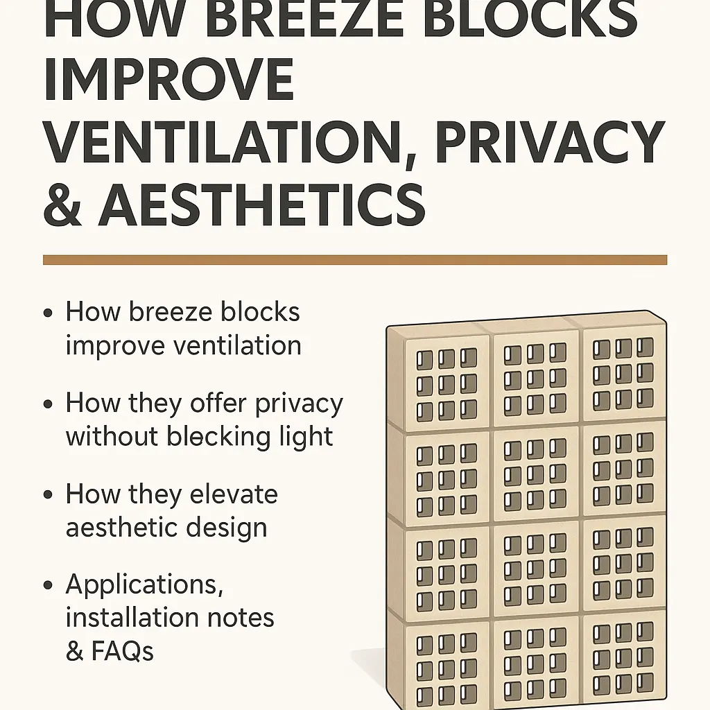 How Breeze Blocks Improve Ventilation, Privacy & Aesthetics