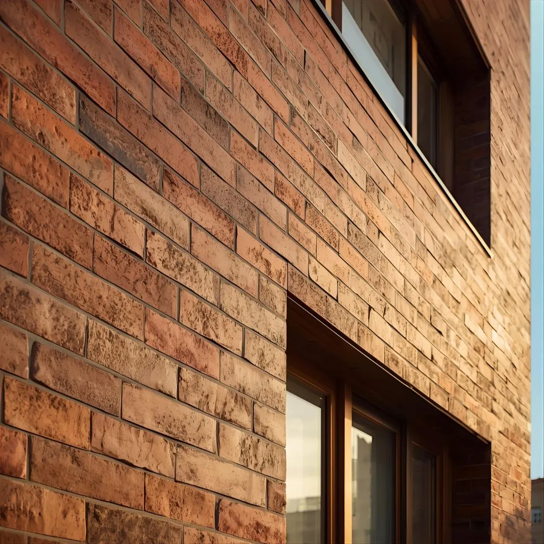 cladding bricks exterior house design Ahmedabad NSVistaa