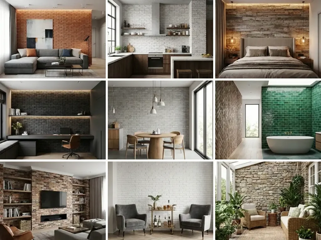 10 stunning interior wall ideas using cladding bricks in 2026