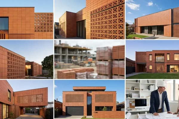 Terracotta Cladding Panels & Breeze Blocks