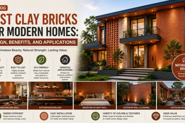 Best Clay Bricks for Modern Homes | Design & Benefits
